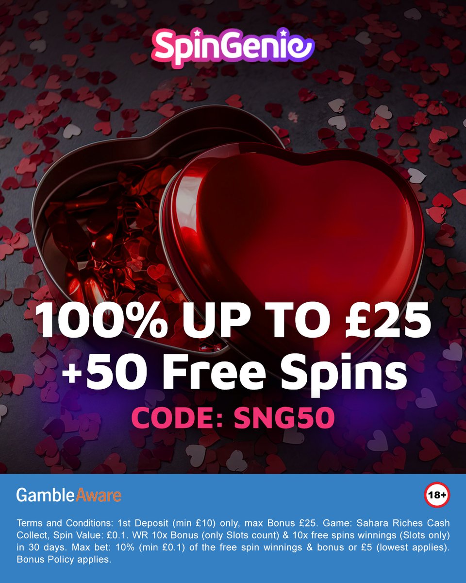The Genie has spoken!!
Unlock 120 Free Spins and play your favourite games!

18+GambleAware | T&amp;Cs Apply
