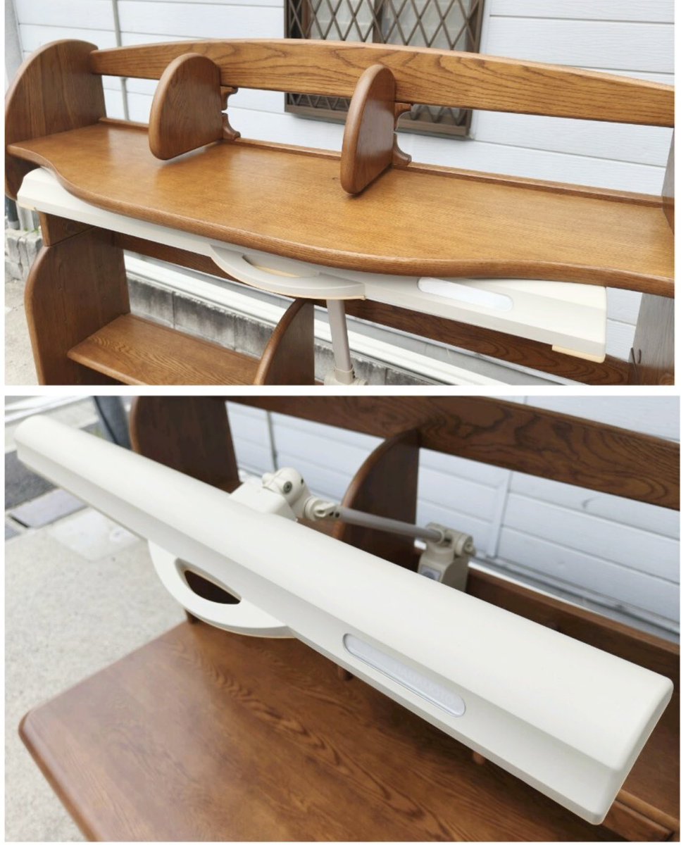 asua777's tweet photo. 浜本工芸 HAMAMOTO 
学習机

全体サイズ　H171×W110×D70cm

単体サイズ
デスク　H74×W110×D70cm
ブックスタンド　H97×W106.5×D30cm

配達はOKです🚛🙆
(近辺の方は配送料¥1000〜)
家財便「Fランク」での配送も可能です🙆‍♀️

#皇室御用達
#勉強机
#デスク https://t.co/p42zVXhLS8