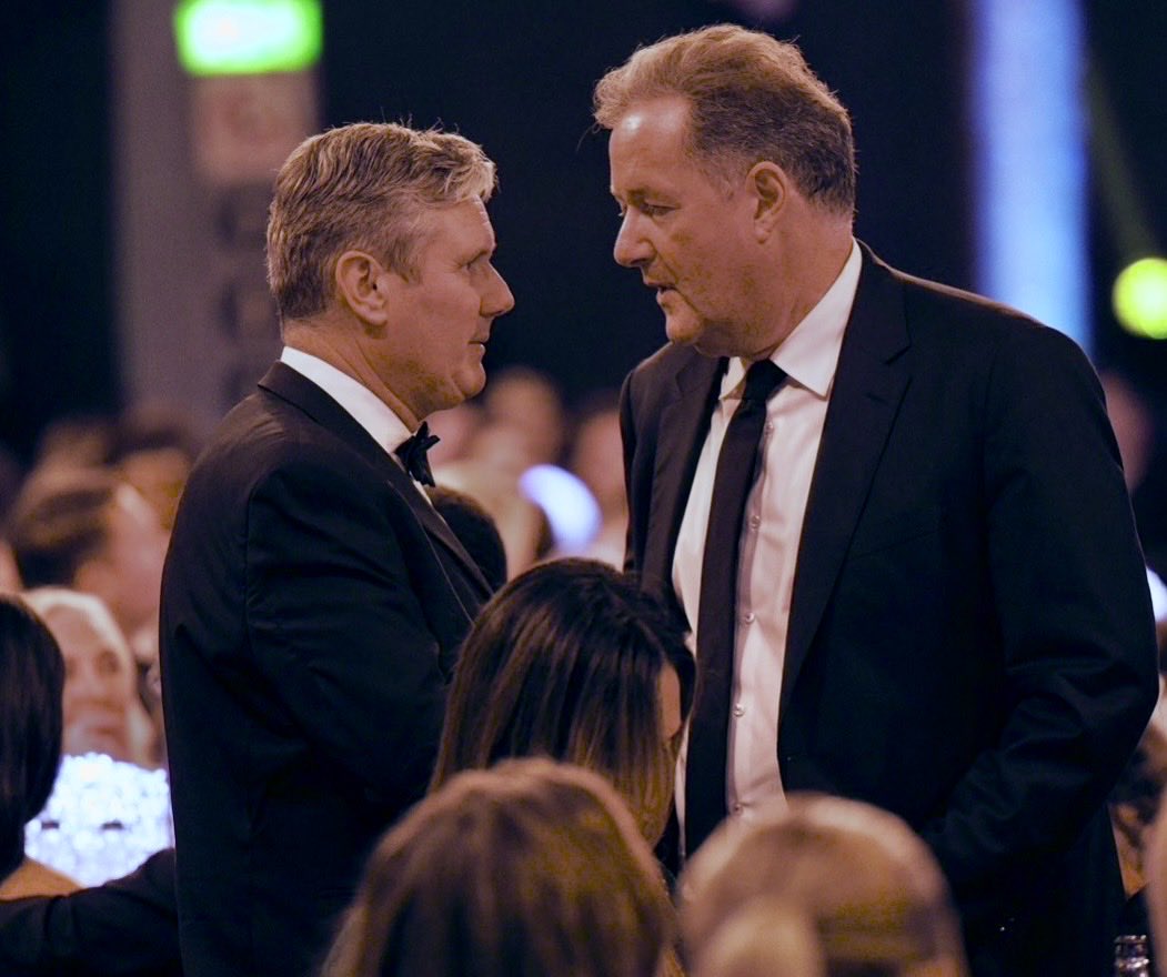 piersmorgan's tweet image. Keir, you’re a good man. 
A decent man. 
An Arsenal fan (always a good test of a man). 
When you did Life Stories, I found your remarkable journey to the top of British politics very inspiring. 
But this can’t go on. 
For the good of the country, resign. ⁦@Keir_Starmer⁩