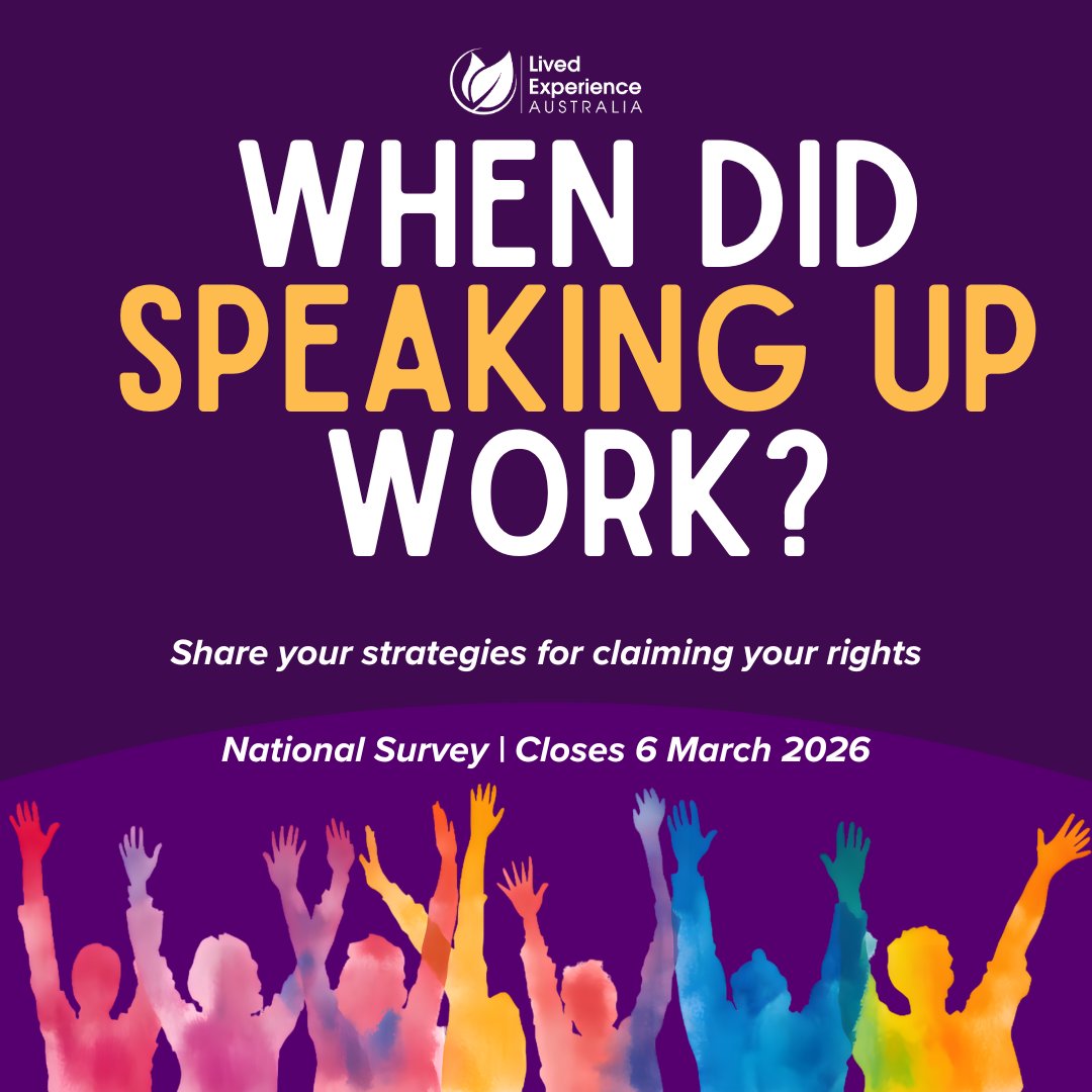 Lived Experience Australia tweet media