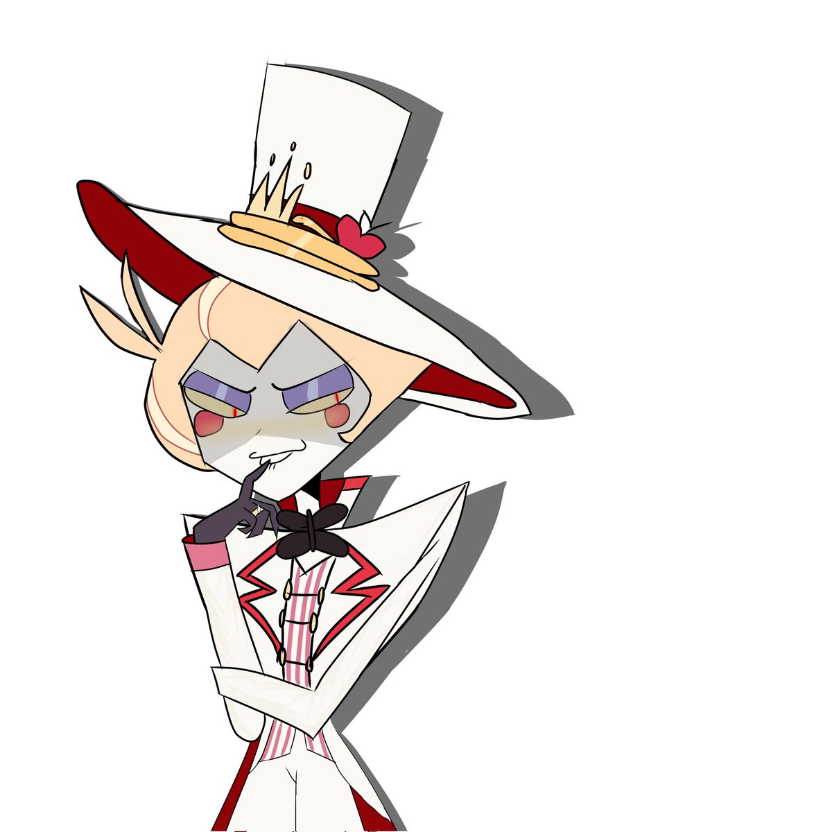 sonicverse_00's tweet photo. Art collab w one of my friends🥹 #AlastorHazbinHotel #LuciferMorningstar #HazbinHotel #appleradio https://t.co/oVmG6bOoSL