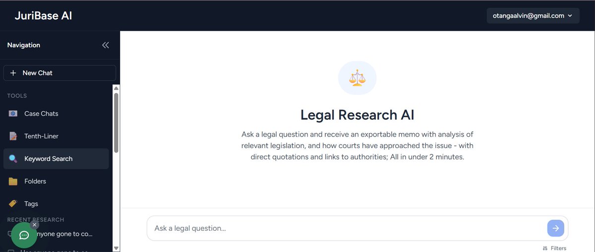 With Kenya Law( <a href="/MyKenyaLaw/">Kenya Law</a> ) experiencing intermittent downtime, JuriBase AI is now offering a keyword-based search for Case Law, Acts and Legal Notices. This is free to use.