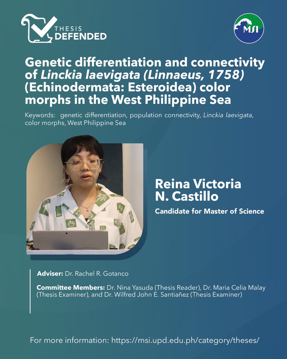 UP Marine Science Institute tweet media