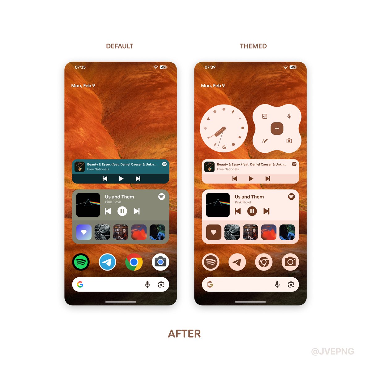 I fixed the Spotify widgets on Android
