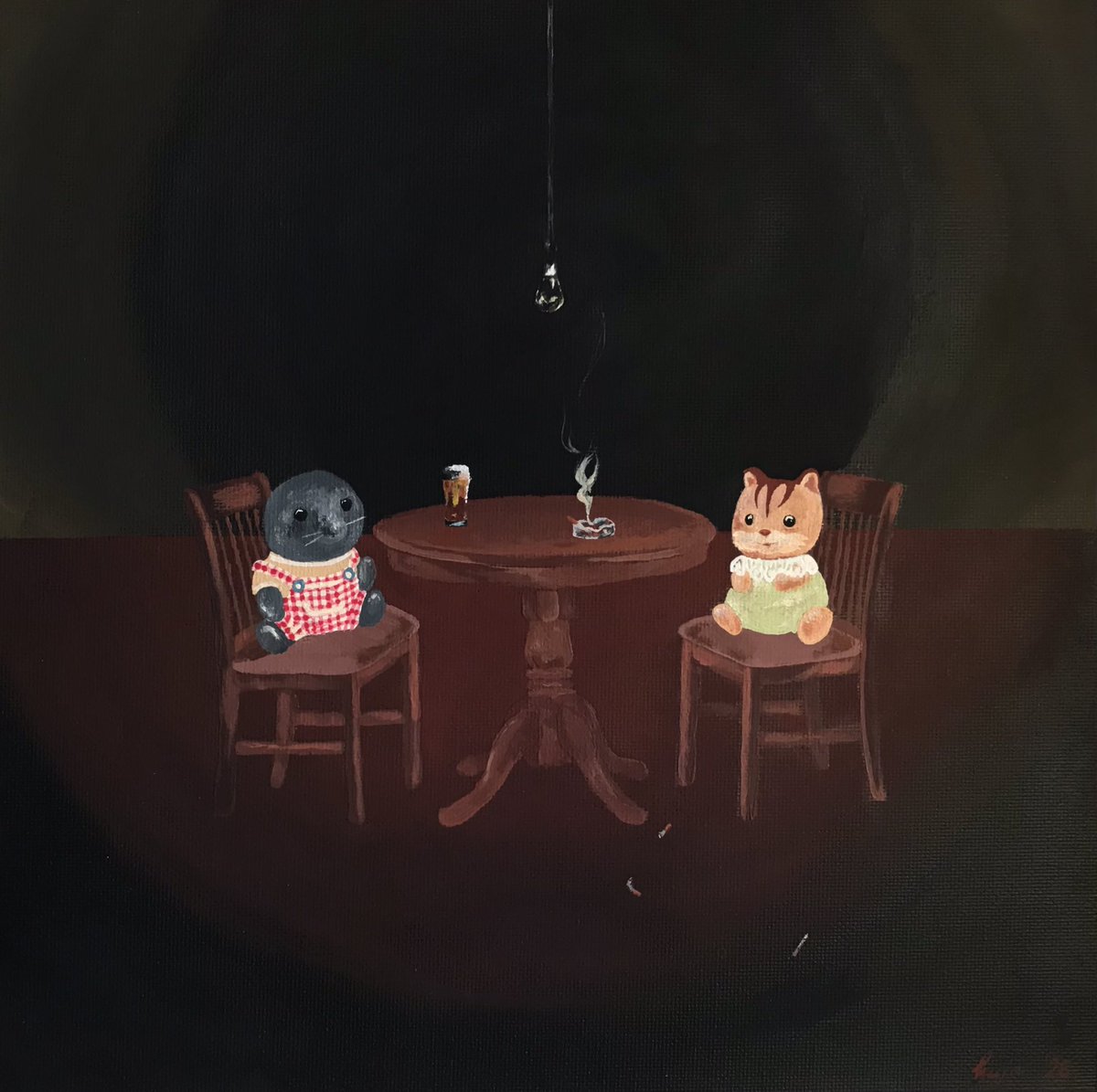 birthday painting for a friend of mine