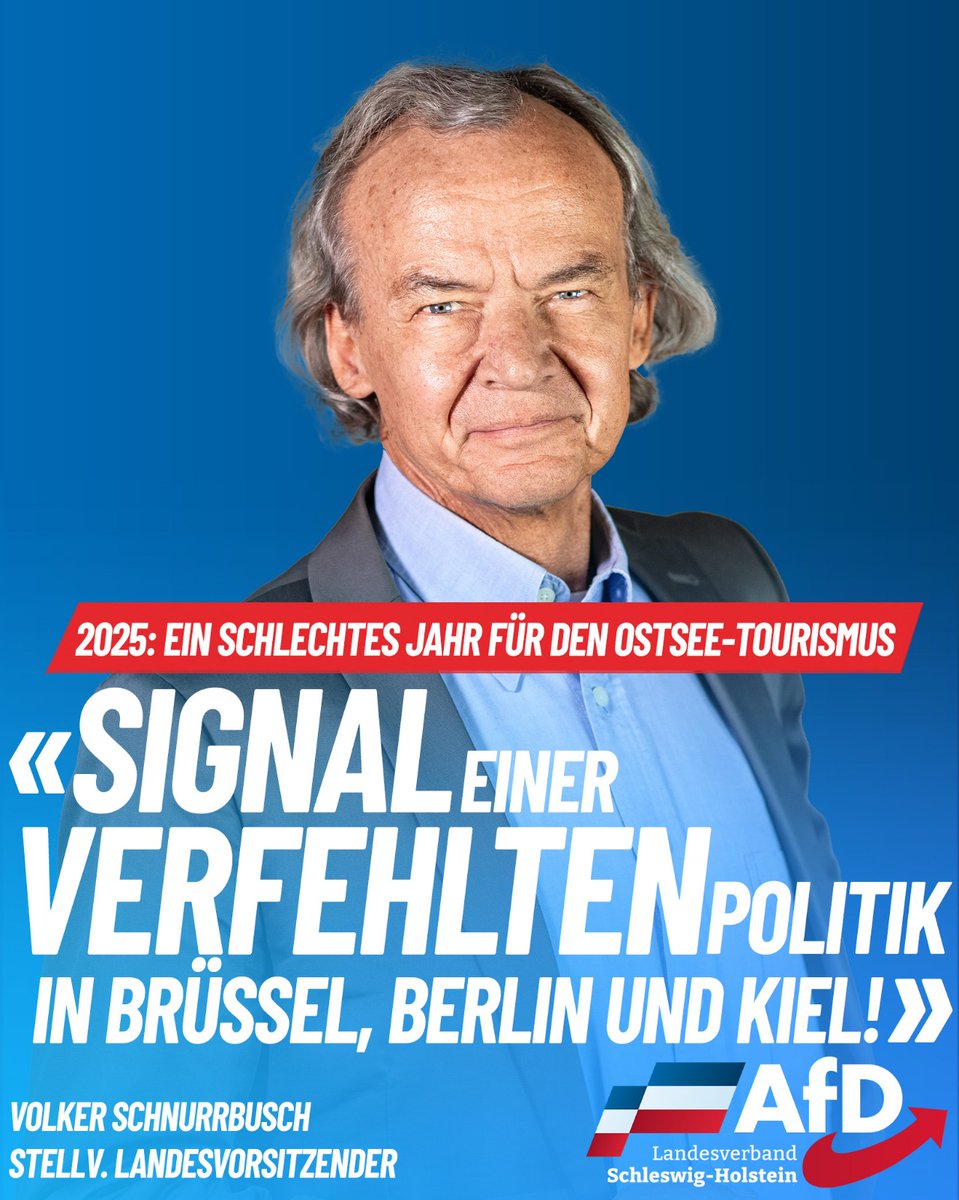 Wer dachte, daß die überzogene Corona-Politik der Tourismus-Branche in Schleswig-Holstein den Garaus machen würde, sieht sich getäuscht. Denn nach Jahren der mühsamen Erholung weist 2025 eine verheerende Bilanz für die Ostsee auf. Betriebe schließen reihenweise, die Preise