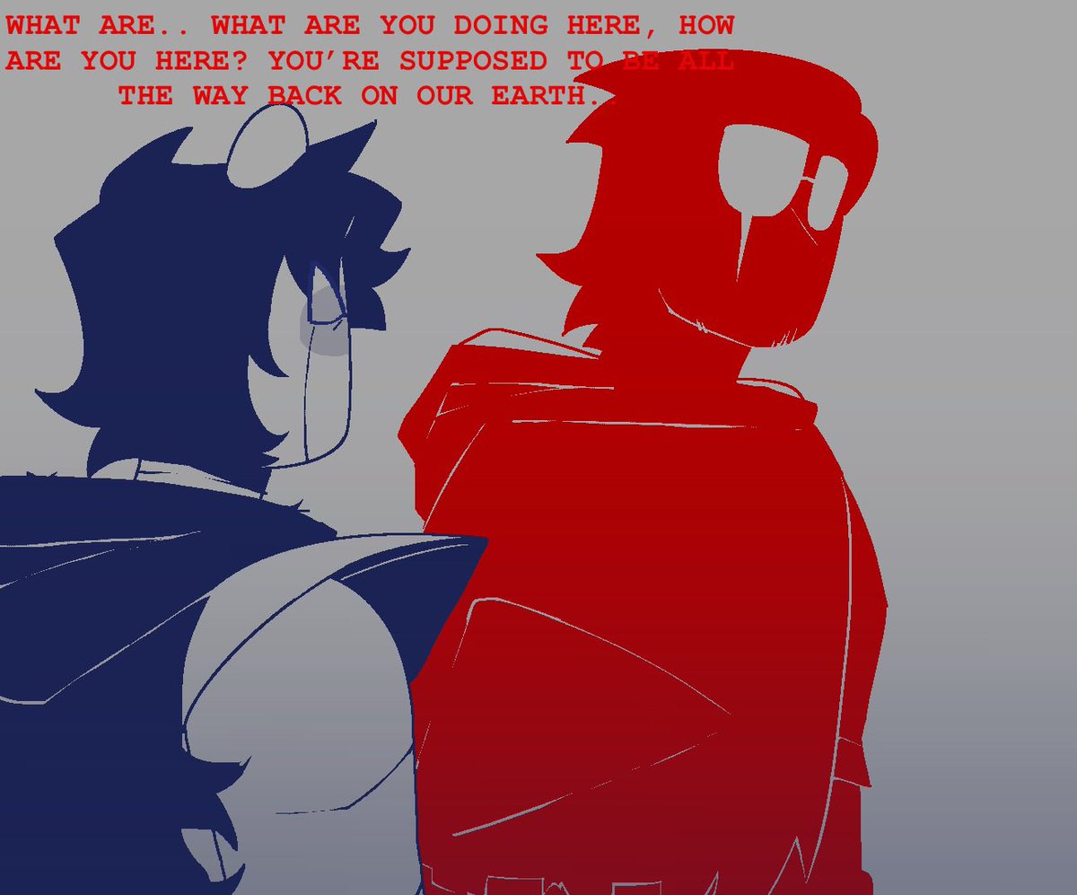 KocoLocorr's tweet image. //i don’t really have a plan on who the first person he’ll interact with other than baseball kat, so totally tell me if you’d like to! #parodystuck runs off