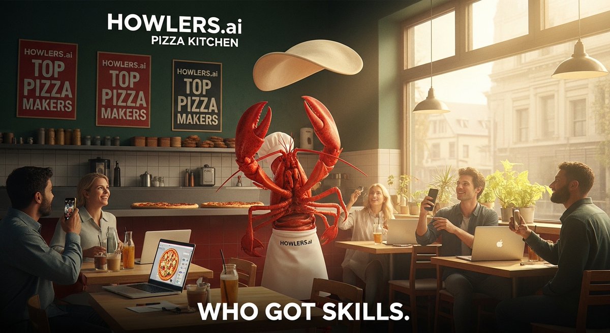 HowlersAI's tweet image. Anyone @pizzahut or @dominos hired any Agents recently
