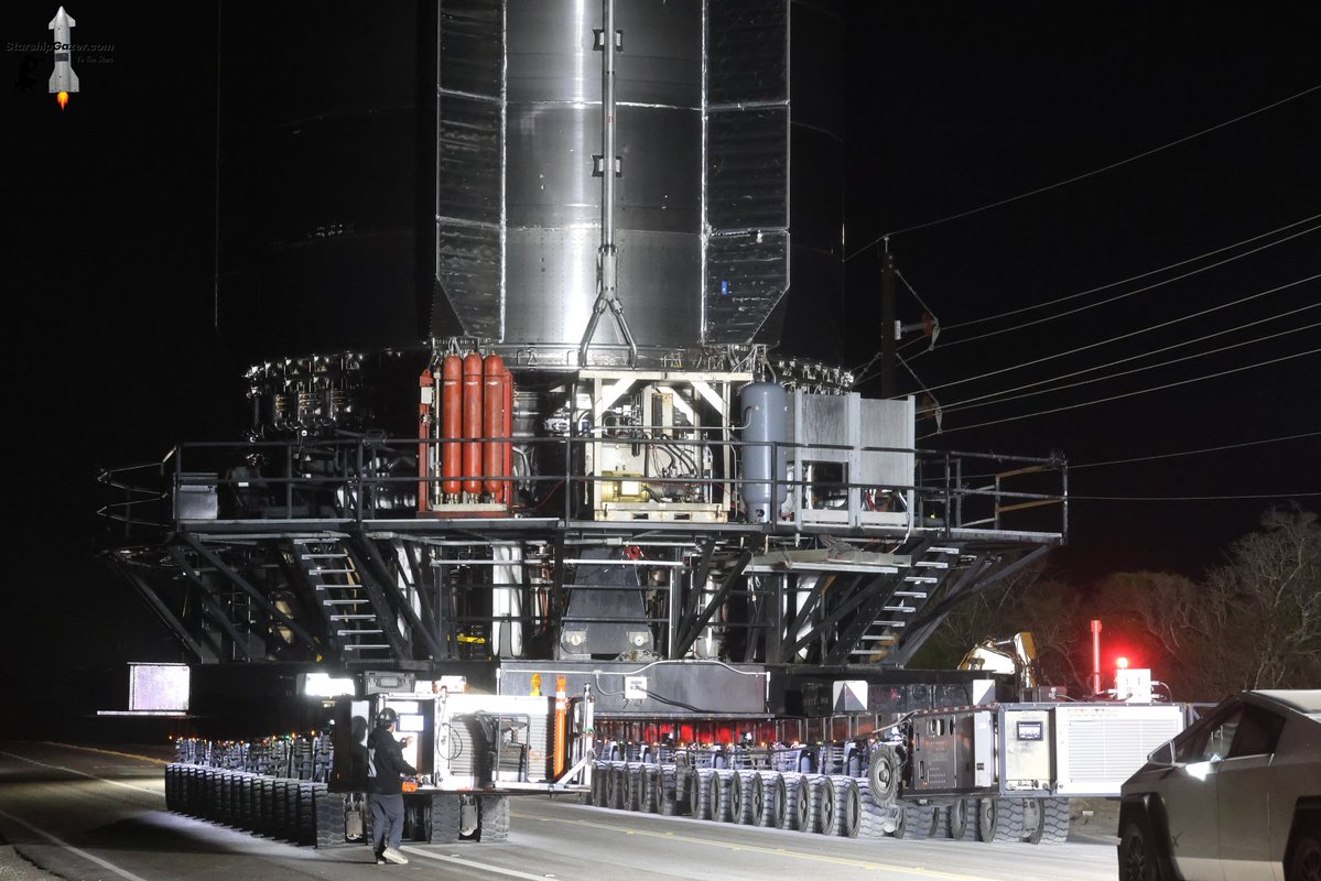 Booster 19 is returning to megabay 1 tonight after finishing