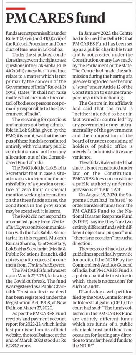 It is deeply concerning how PMO is dictating the business of the Lok Sabha, which should operate independently so that the government is held accountable by the people’s representatives.

We demand that the PM himself answer these grave questions on the floor of the House and be