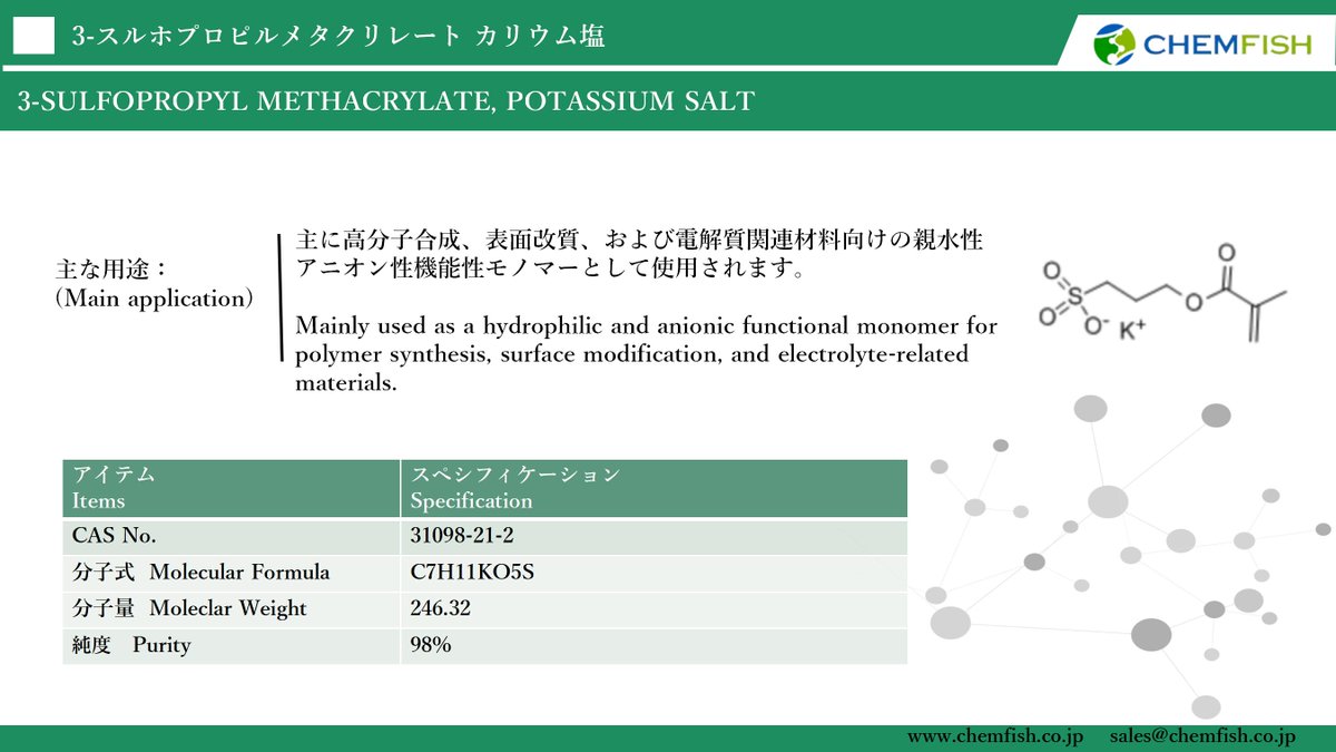 LeonLi4649's tweet photo. CHEMFISH's New Product https://t.co/7o8ONGjh3E