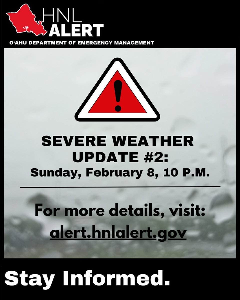 Oahu Emergency Mgmt. tweet media