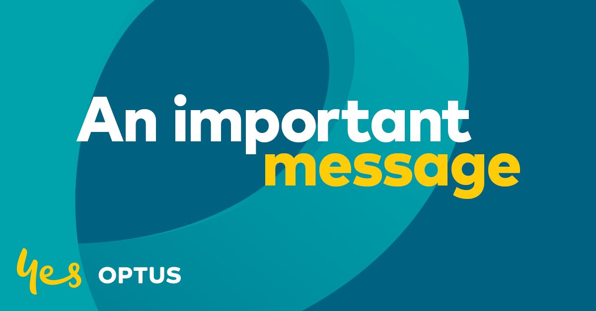 Optus tweet media