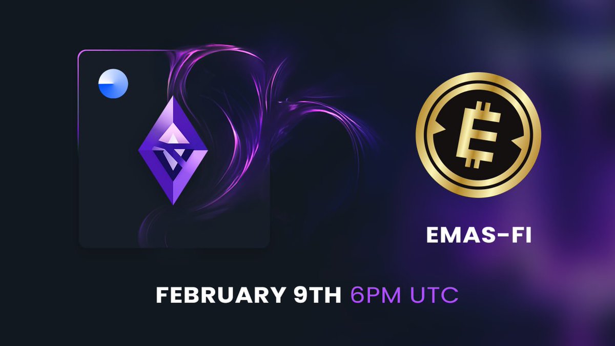 We're proud to announce the presale for <a href="/emas_fi/">EMAS-FI</a>, which is taking place today at 6pm UTC! 🕗

✅ Presale link: gempad.app/presale/0x733C…

EMAS-FI is a pioneering project which tokenizes real-world asset by connecting the value of physical gold with the efficiency of blockchain