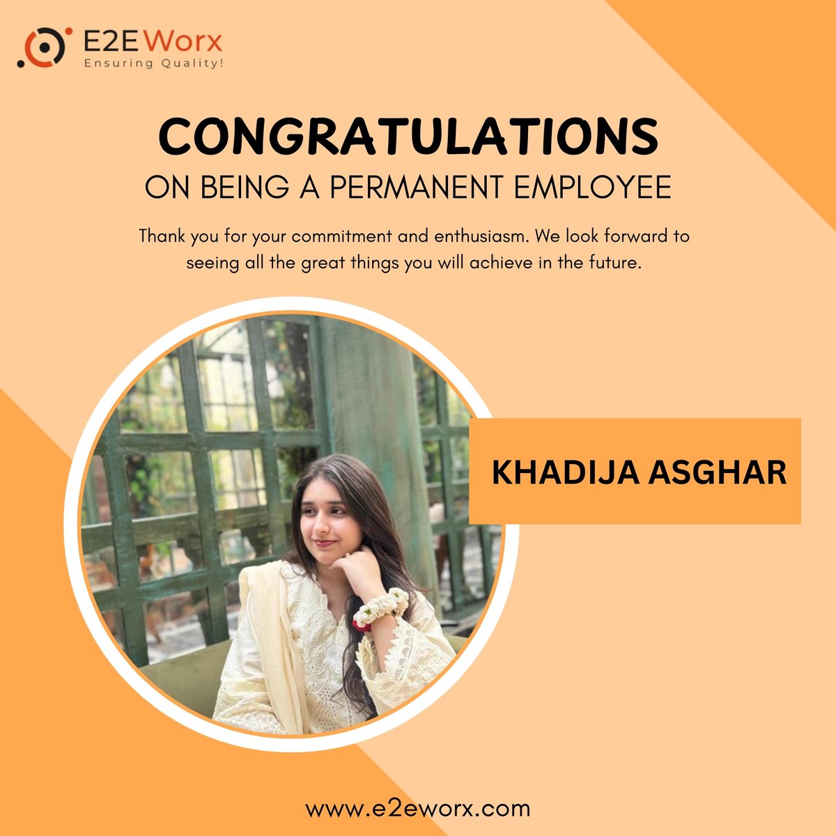 E2E Worx: Ensuring Quality tweet media