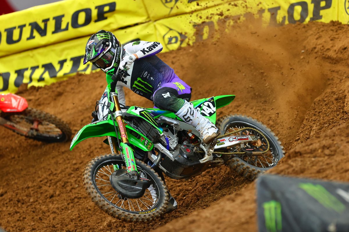 □AMAスーパークロス 第5戦グレンデール 450ccクラスではMonster