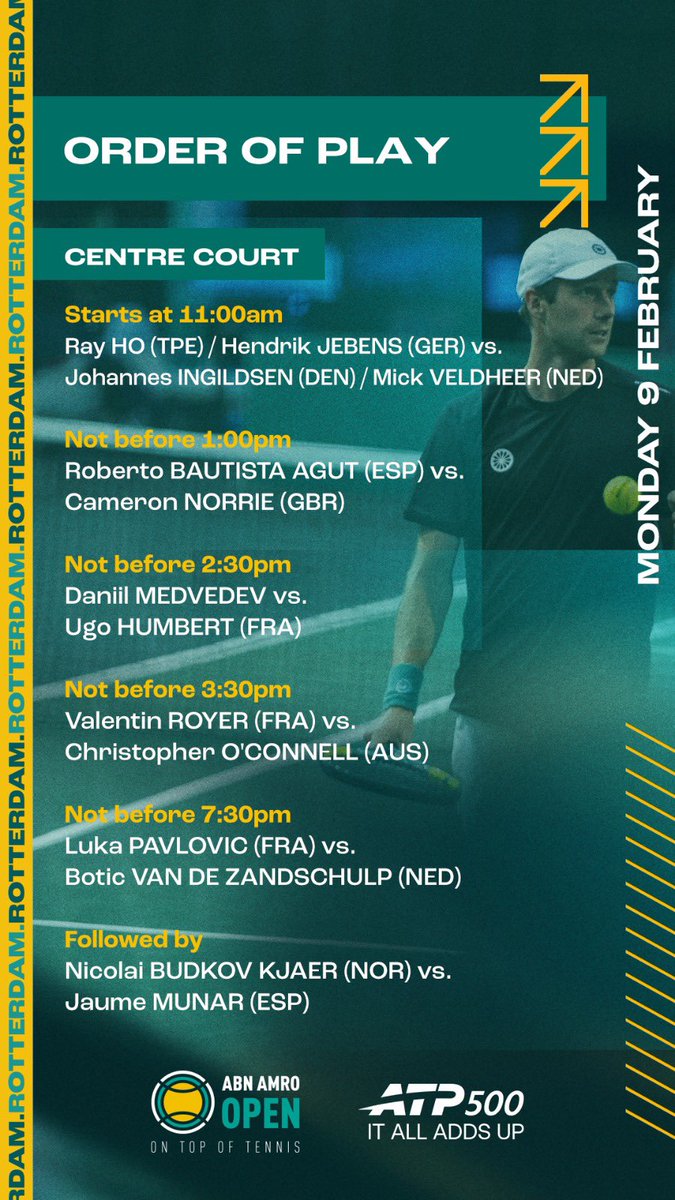 ABN AMRO Open tweet media