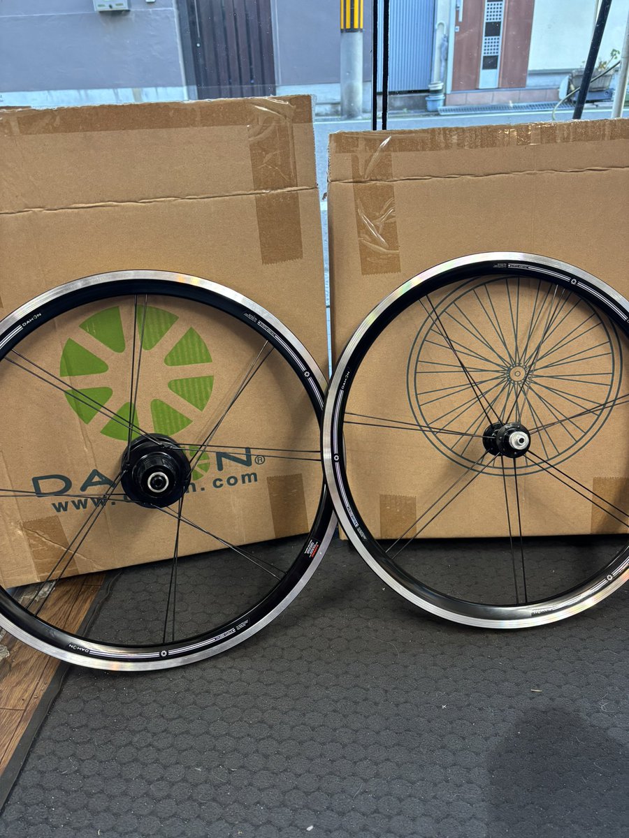 DAHON #ダホン ETRTO406 軽量20インチの前後ホイールセット 大特価での