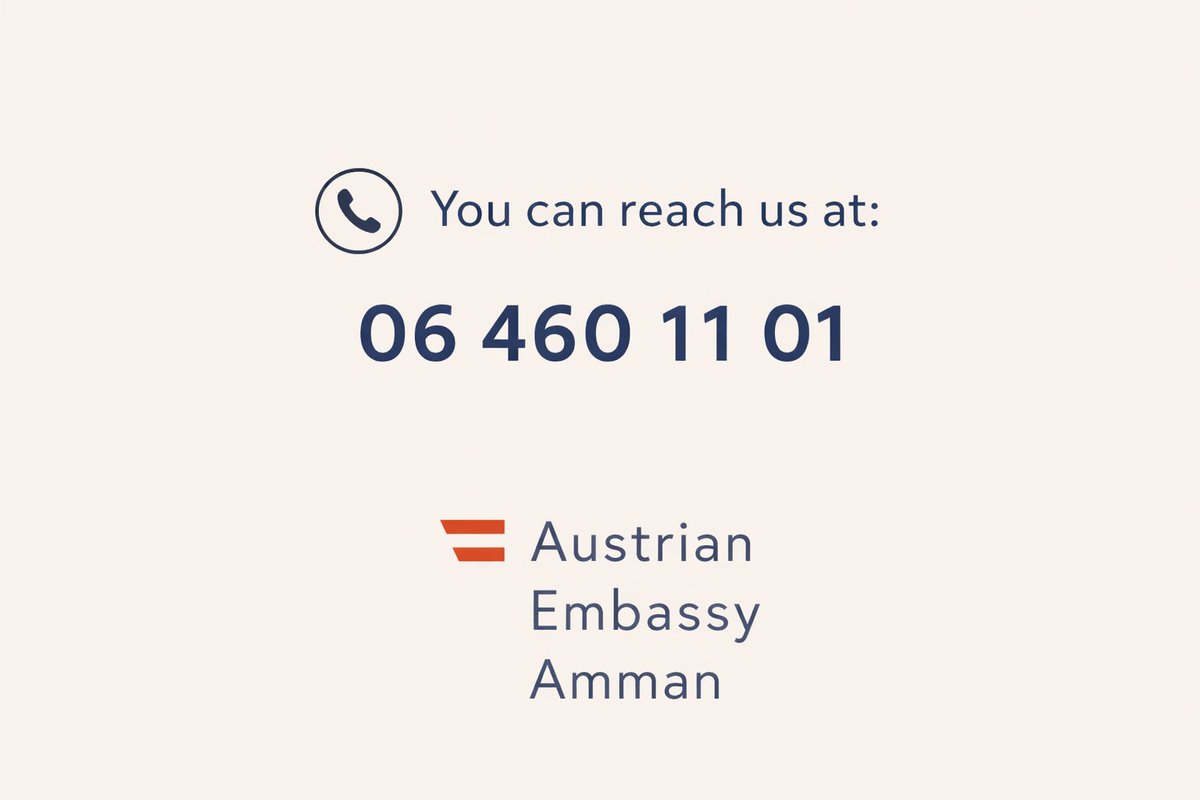 ℹ️ Kind notice

Due to a minor technical issue, the Embassy can currently be reached via our main landline: 

☎️ 06 460 11 01  

Thank you for your understanding.