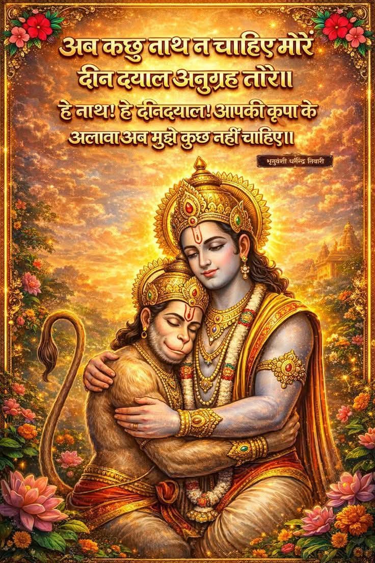 RupakShukla17's tweet photo. भक्ति में जो सच्चा भाव हो, वही सबसे बड़ा धन होता है,
प्रभु चरणों में झुककर हर मन पावन होता है।
नहीं चाहिए सोना-चाँदी, न कोई और आस,
राम नाम से ही जीवन का हर कष्ट होता है नाश। 🌿✨
प्रेम से बोलिये जय श्री राम
शुभ दोपहर मित्र 🙏
#राम #ram #BhaktiVibes #PostViral #DevotionalPost https://t.co/IojnzpMBOM