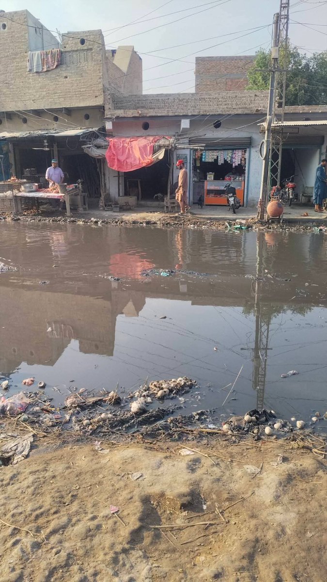 For those of my friends in Karachi who think PPP is deliberately neglecting Karachi, please see this picture of Larkana, the city of Zulfikar Ali Bhutto sahib and Shaheed Benazir Bhutto sahiba. 

Yes PPP discriminates by only hiring Sindhi speaking residents of Sindh (and that