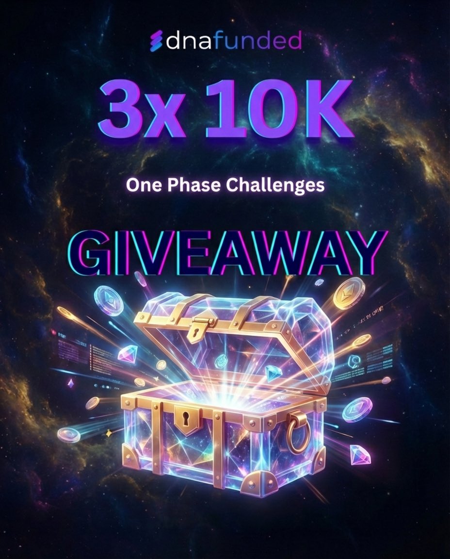 Hello.. look who is back

I have partnered up with <a href="/dnafunded/">DNAFunded</a> for a 3x 10k account one step. 

To stand a chance to win 3x10k 
1:follow <a href="/dnafunded/">DNAFunded</a> and join their discord server discord.gg/rkhCqpN523
2: follow <a href="/SalimAbrar2/">Pips_Conqueror</a> 

3: tag 3 friends,like and repost

End date: 13/02/226