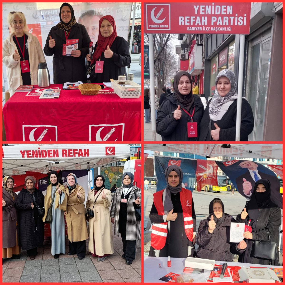 📣 MİLLETİMİZİN SESİ BİZİM SESİMİZDİR.!

İstanbul’un dört bir yanında kurduğumuz stantlarımızda, aziz milletimizin sorunlarını, taleplerini ve beklentilerini birebir dinliyoruz.!

🌾 Yeniden Refah Partisi;
Milletini duyan, anlayan ve çözüm üreten siyasetin adıdır.
✔️ Adalet,