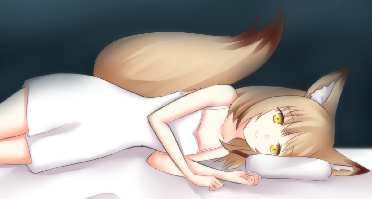 添い寝してくれる狐娘のリコリス

#OC 