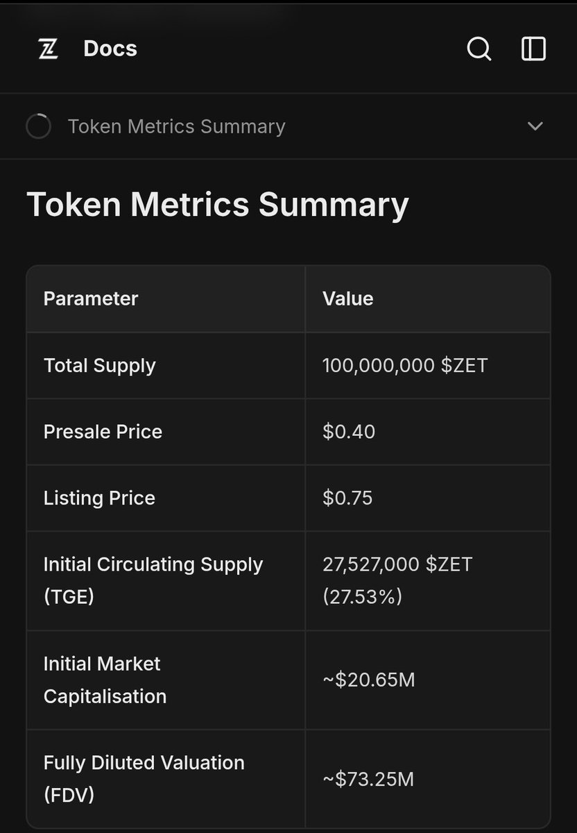 🚨 Attention 

The total supply of <a href="/Zetarium_/">Zetarium</a> ( $ZET) is capped at 100 million tokens.

At TGE, the initial circulating supply stands at 27,527,000 $ZET, representing 27.53% of total supply.

Look at the image below. What else can you see?
⤵️