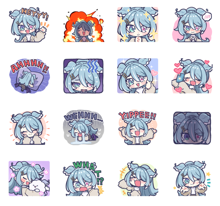 THE WIWA LINE STICKERS ARE SO CUTE 🥹🥹🥹GO BUY THEM !!!!!!!