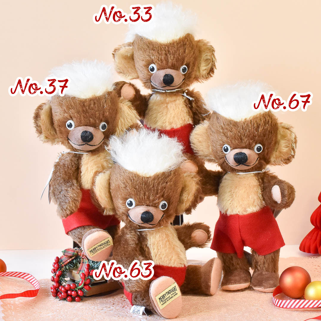 #MERRYTHOUGHT
「パンキンヘッド ヘリテッジ」再入荷分をオンラインストアで販売開始！
前回入荷のNo.30と合わせて、計5体からお顔をお選びいただけます

店頭・オンラインストアで販売中です
dearbear-meguro.square.site/product/-/VPWH…

#DearBear目黒店 #メリーソート #テディベア