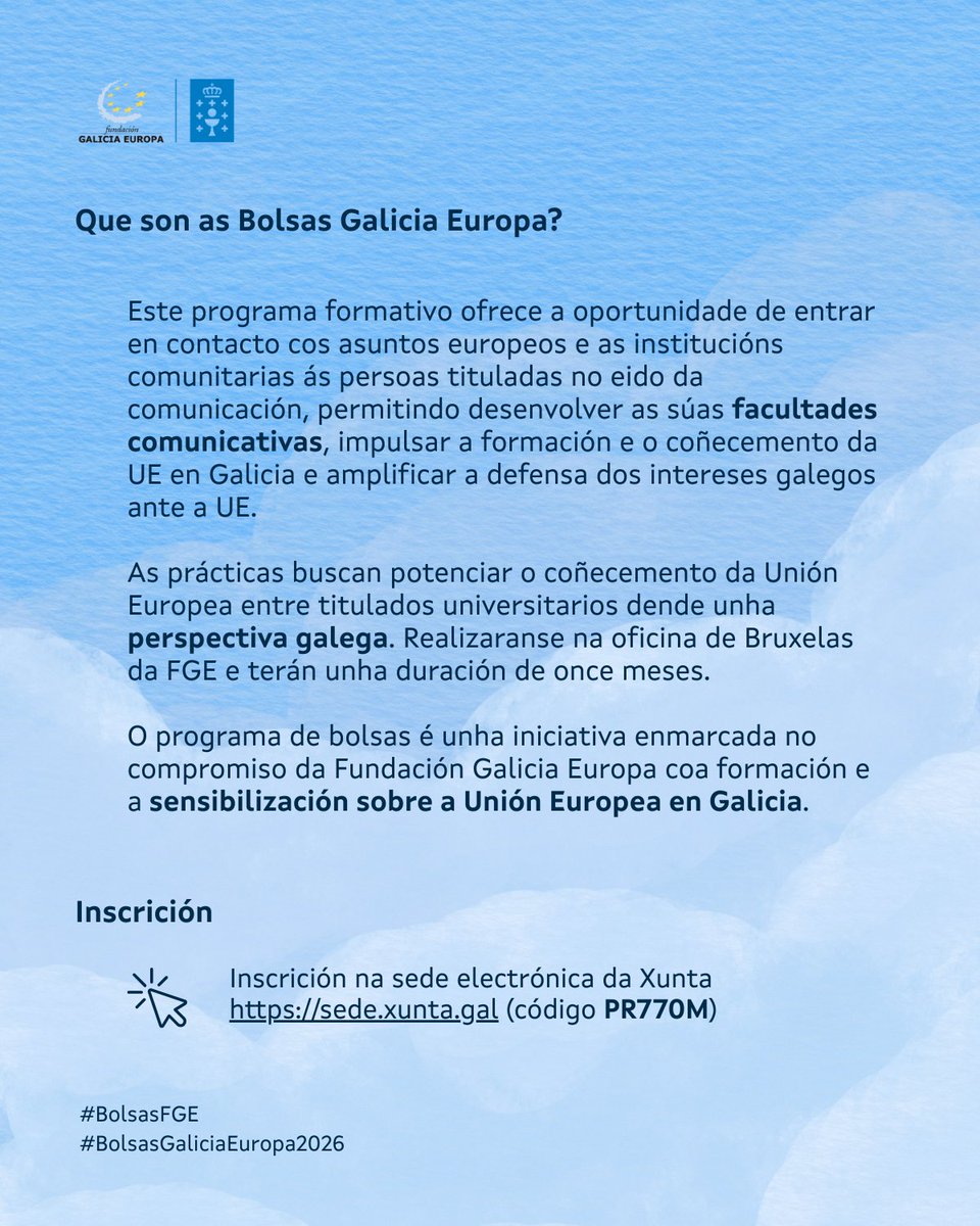 Europe Direct Galicia | Fundación Galicia Europa tweet media