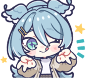 gyaru piece sign wiwa sticker you're my favourite don't tell the others.....