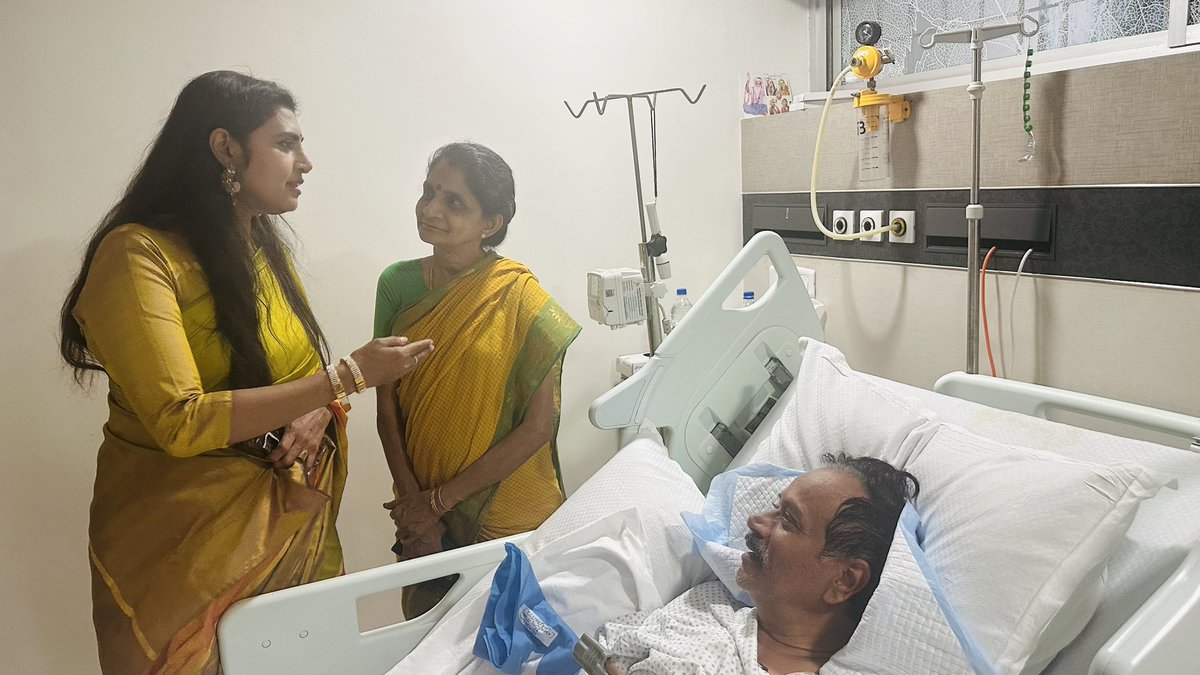 What a warrior H Raja ji is.  His strength of mind is intact.  Had an inspiring conversation that has given me good hope of his speedy recovery.