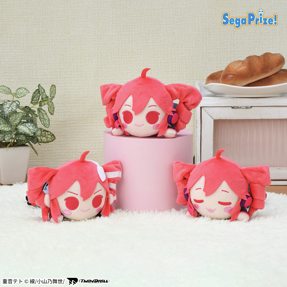 本日より！寝そべりぬいぐるみ 重音テトが全国のUFOキャッチャーなどに