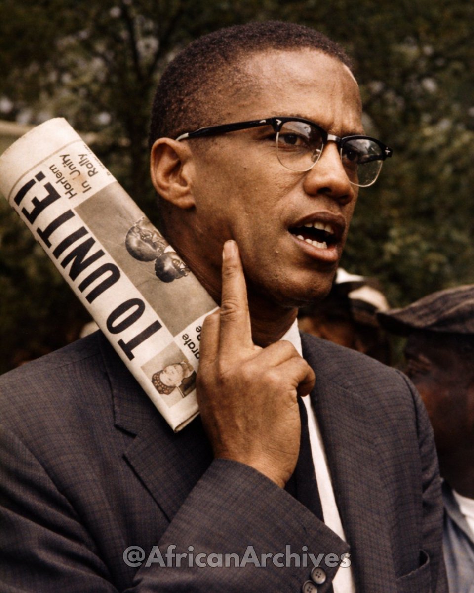 AfricanArchives's tweet photo. “If you’re not careful, the newspapers will have you hating the people who are being oppressed.” 

—Malcolm X https://t.co/kU6ryy2XBP