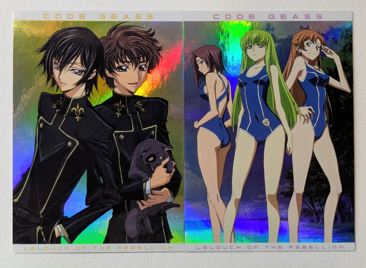 入荷情報】 カードダスマスターズ コードギアス 反逆のルルーシュ2弾