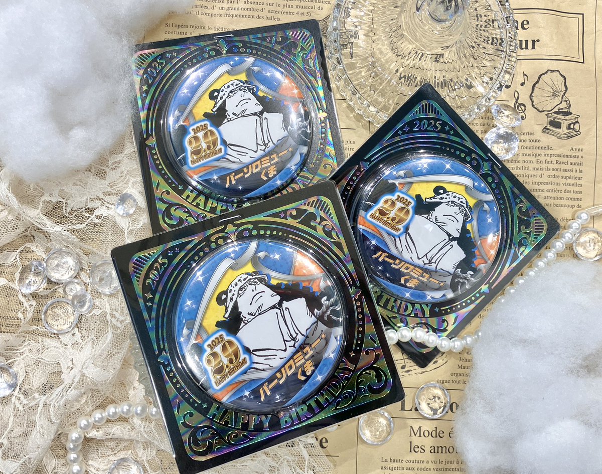 おすすめ商品】原画商品 『ONE PIECE』 バースデイ缶バッジ バーソロ