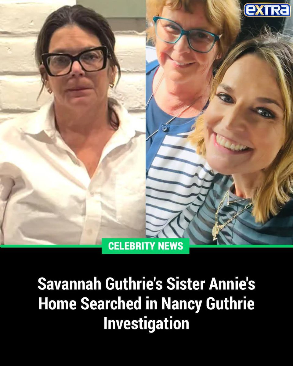 jank76060's tweet photo. What's your thought on Annie's house being searched in the missing Nancy Guthrie case? #NancyGuthrie #Missingperson #SavannahGuthrie #whereisshe #insearchof 🌟💡🔍👀💭 https://t.co/egym8vz6Sy