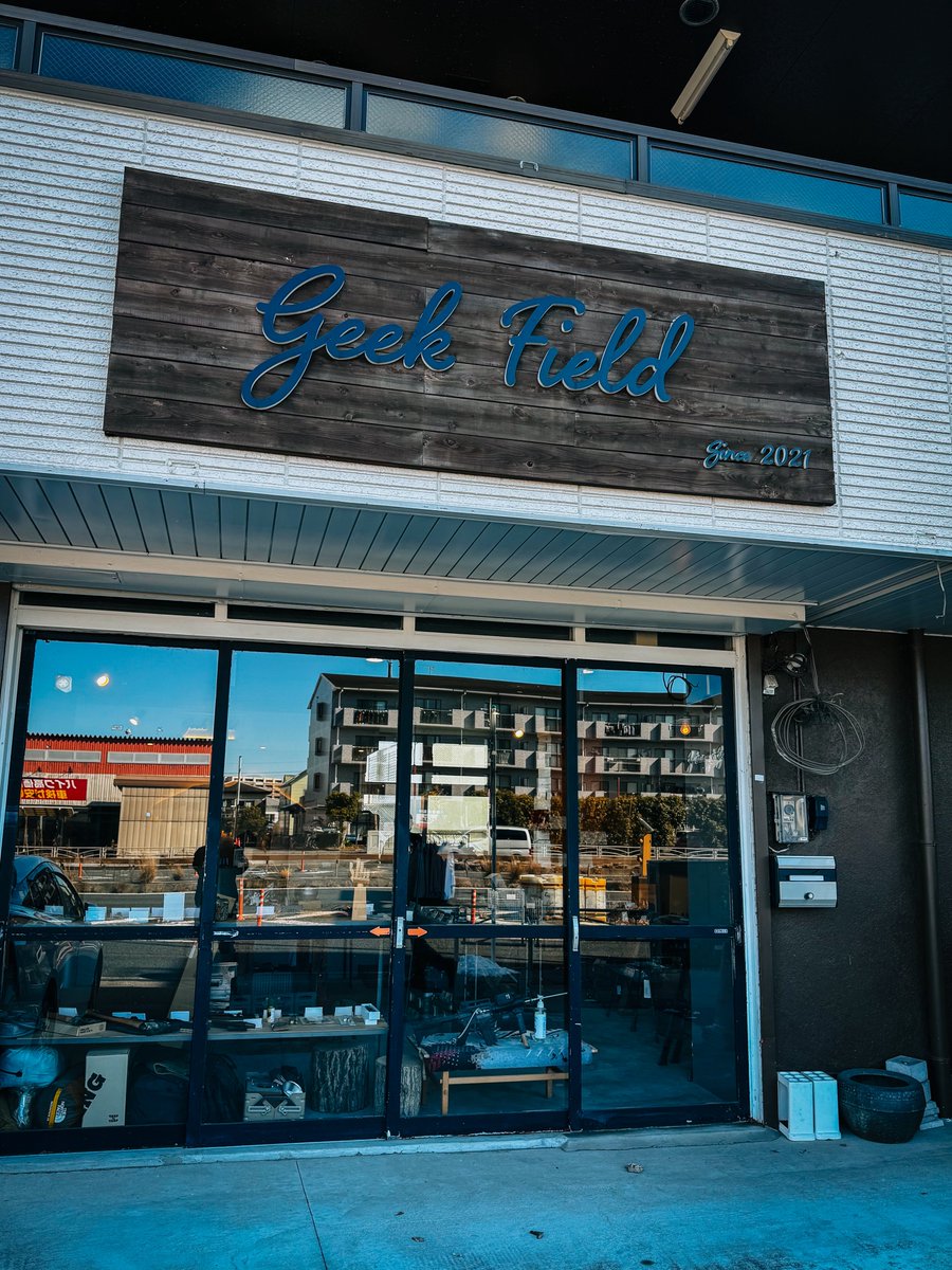 touhu0209's tweet photo. 名古屋帰る前に初geek。
素敵なお店でした☺️
#geekfield
#キャンプ好きな人と繋がりたい https://t.co/qMGo87Evks