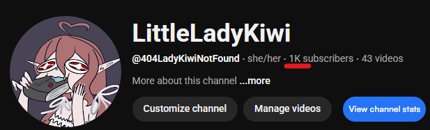 Thank you for 1K followers on youtube! This milestone is something I didnt think would happen so quickly!  I have no words other than, thank you!