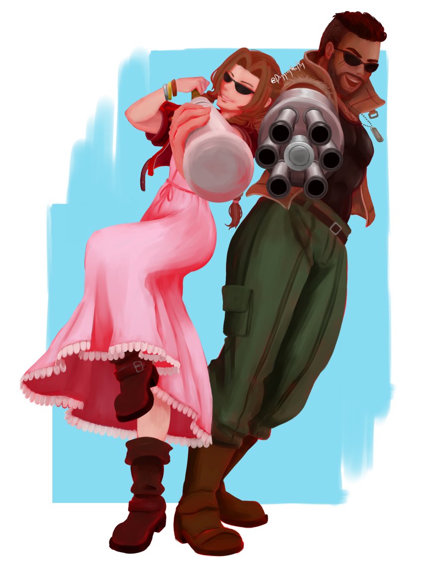 Day 2: Battle Mode On 🌸 with Aerith and Barret
#AerithWeek2026  #AerithWeek