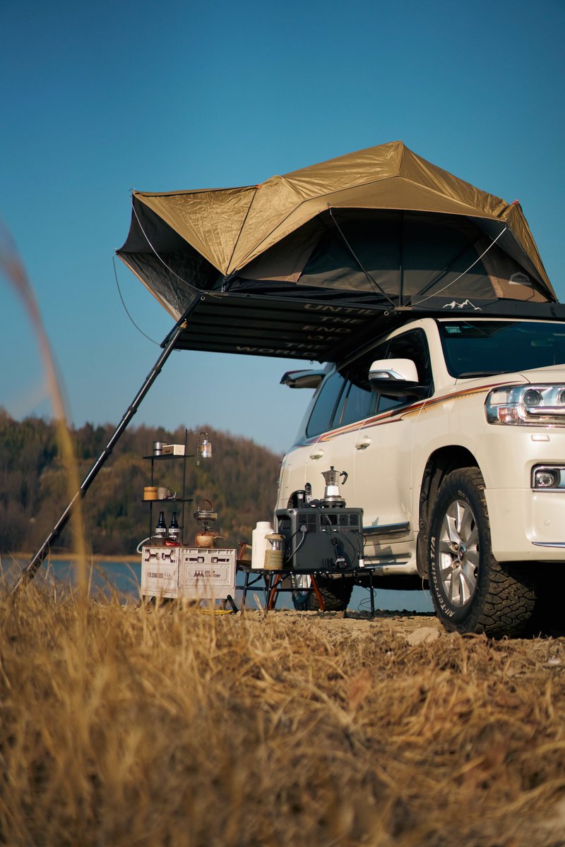 Under blue skies by the lake, solo car camping just hits different. Cold outside, cozy inside with DJI Power. 🔋

So, what’s in your pack for winter car camping, fam?