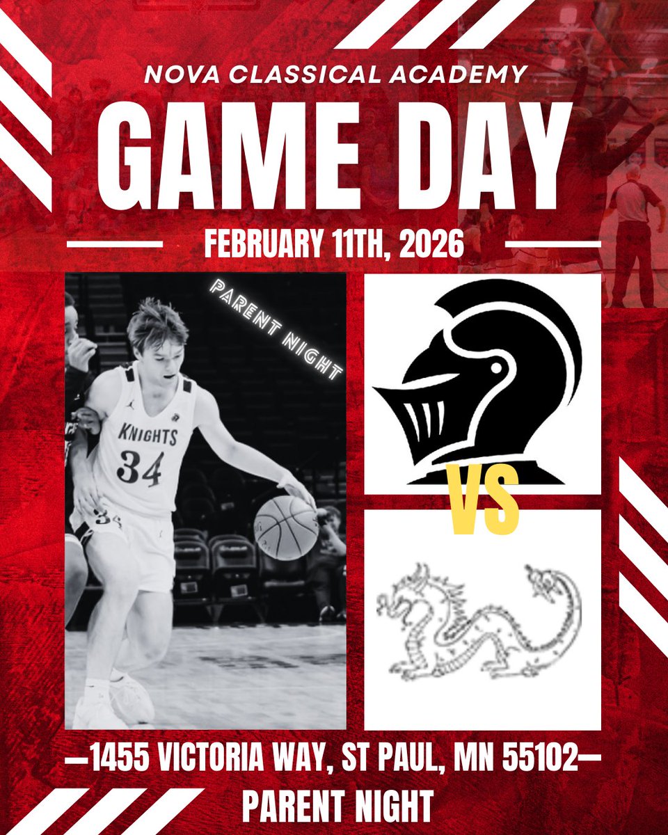 NovaKnightHoops's tweet photo. Your Nova Classical Academy Knights take on Math &amp; Science Academy at home tonight on Parent Night!

Be sure to come out and support the team as well as show appreciation for our amazing parents! https://t.co/8vp2YwxQJ9