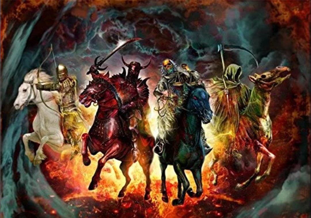 Pai_estovir's tweet image. Os 4 cavaleiros do Apocalipse do Ocidente:

1️⃣ Islamismo — corta Cristo da história

2️⃣ Lutero — corta a Igreja da autoridade

3️⃣ Revolução Francesa — corta Deus da política

4️⃣ Comunismo — corta Deus do próprio homem