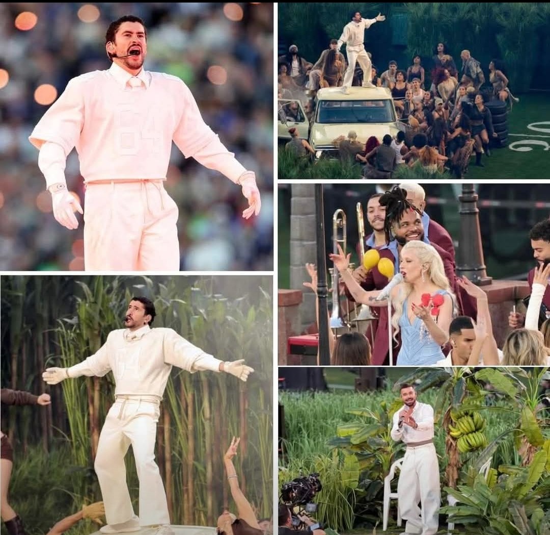 #BadBunny was amazing. That entire performance and the extensive set were 🔥.

I got to watch it with two very proud Latinos.  they were able to interpret for me and help me understand the cultural, political, and historical symbolism of the set and images.