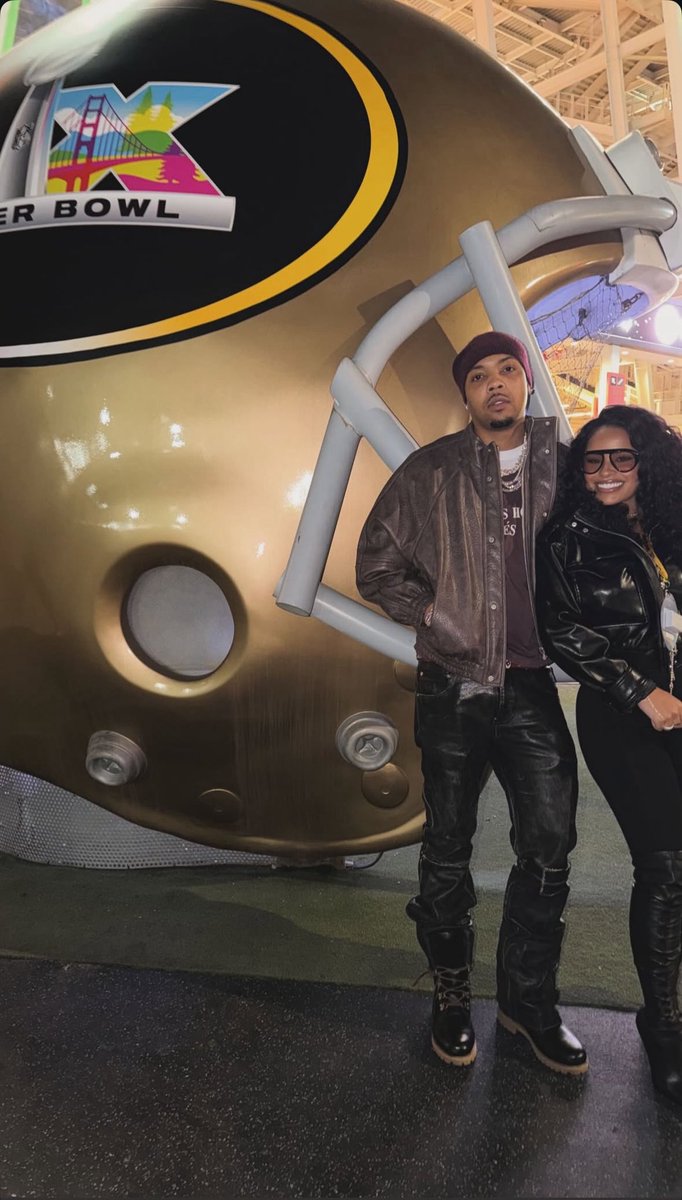 wavecheckers's tweet image. G Herbo &amp;amp; Taina at the #SuperBowl