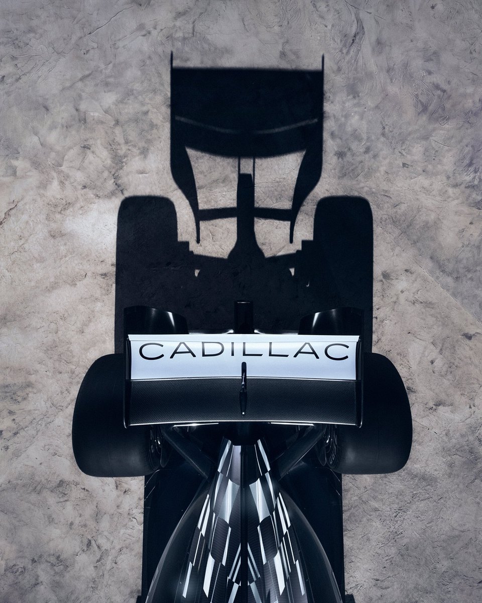 Cadillac's tweet image. The wait is over. Meet the @Cadillac_F1 livery 🏁