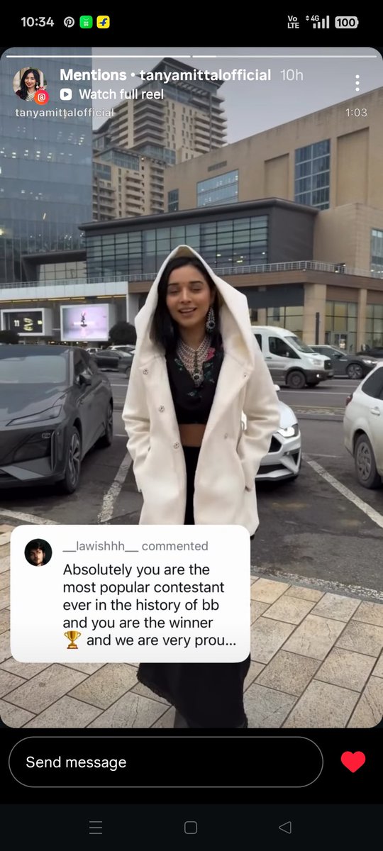 Thank you BBG for sharing my CMT on ur story 💕 u again made me feel happy thank you 😊❤️ 

You're such a pure hearted person I ever seen in my life the way u make everyone feel happy proud of to see you 💯🙏 <a href="/itanyamittal/">Tanya Mittal</a> 
#TanyaKaParivaar #TanyaMittal𓃵 #TanyaMittal𓃶