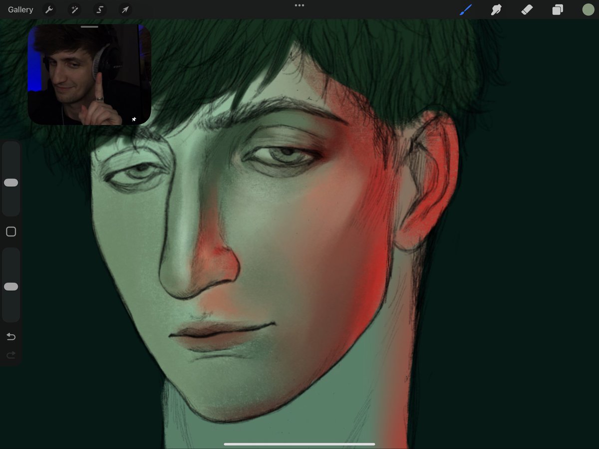 Trust the process i think i can cook… ive never fully rendered a fan art before this will be a first 😭 yes the neck looks weird i’ll fix it eventually